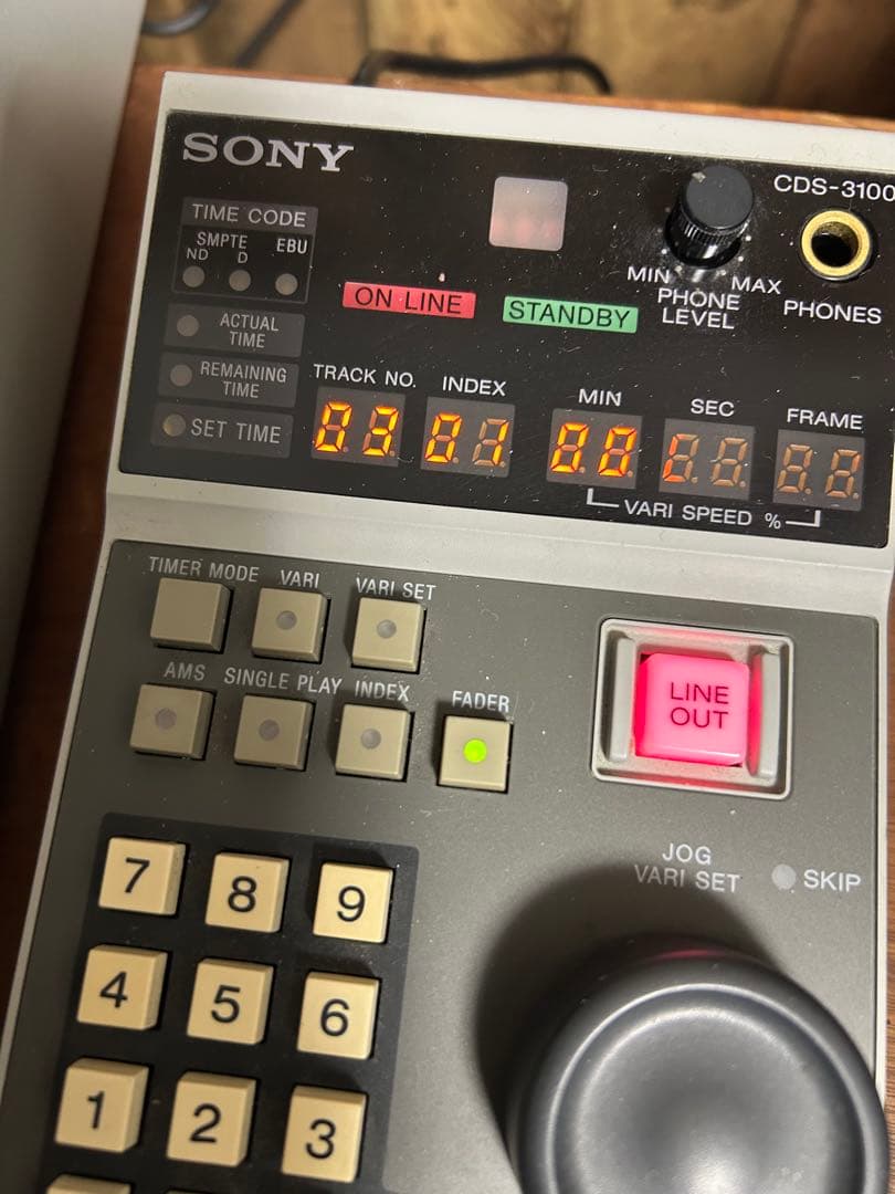 SONY CDプレーヤー CDP-3100 コントロールユニットCDS-3100