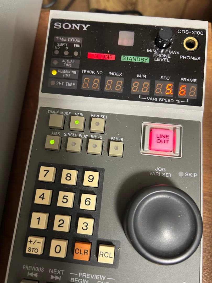 SONY CDプレーヤー CDP-3100 コントロールユニットCDS-3100