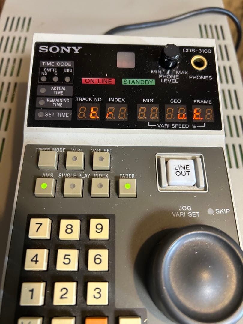 SONY CDプレーヤー CDP-3100 コントロールユニットCDS-3100