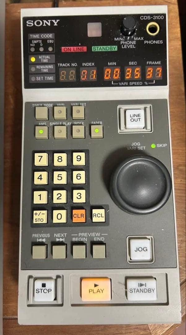 SONY CDプレーヤー CDP-3100 コントロールユニットCDS-3100