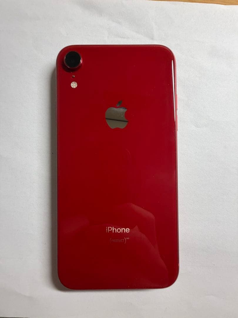 Apple iPhone XR (赤) 本体　美品