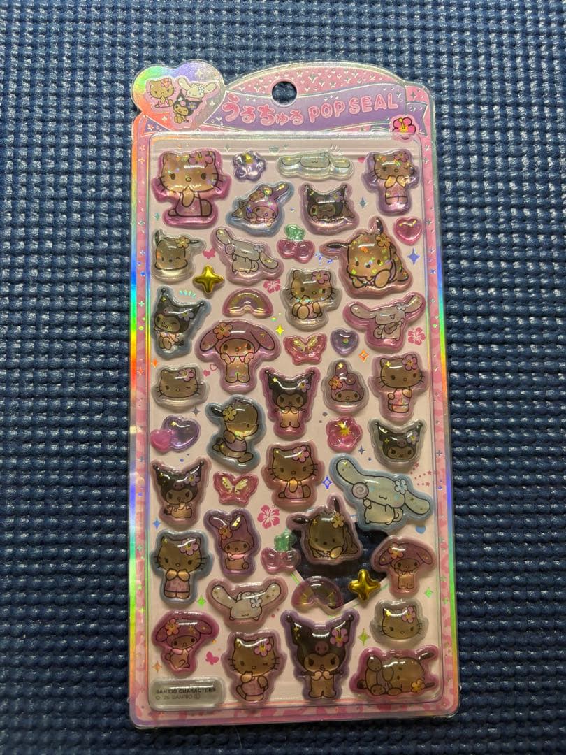 【正規品】うるちゅるポップシール サンリオ ７種セット