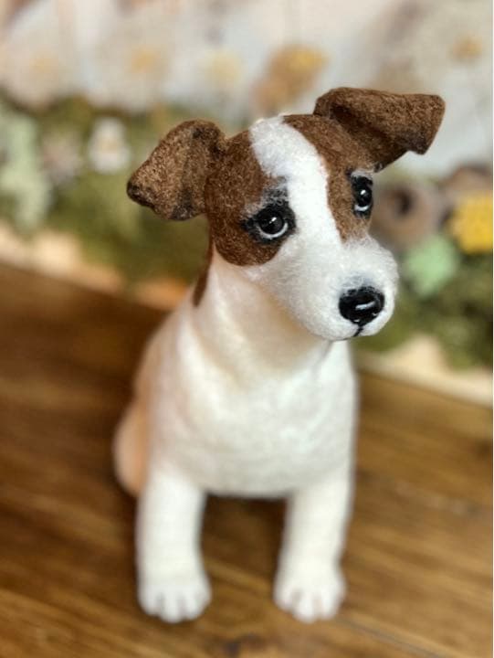 羊毛フェルト　ジャックラッセルテリア