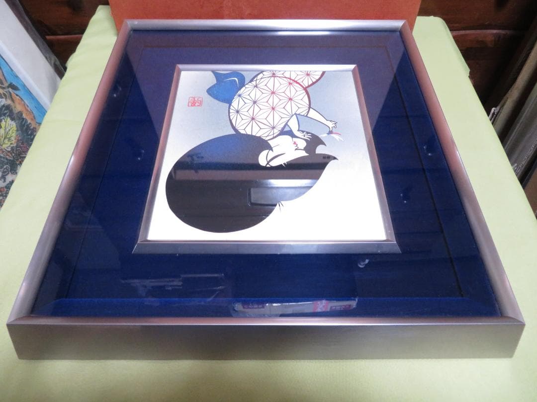 ◆ 宮田雅之　「童女」　日本人初の国連公式認定画家　「刀勢画」　真作保証　◆