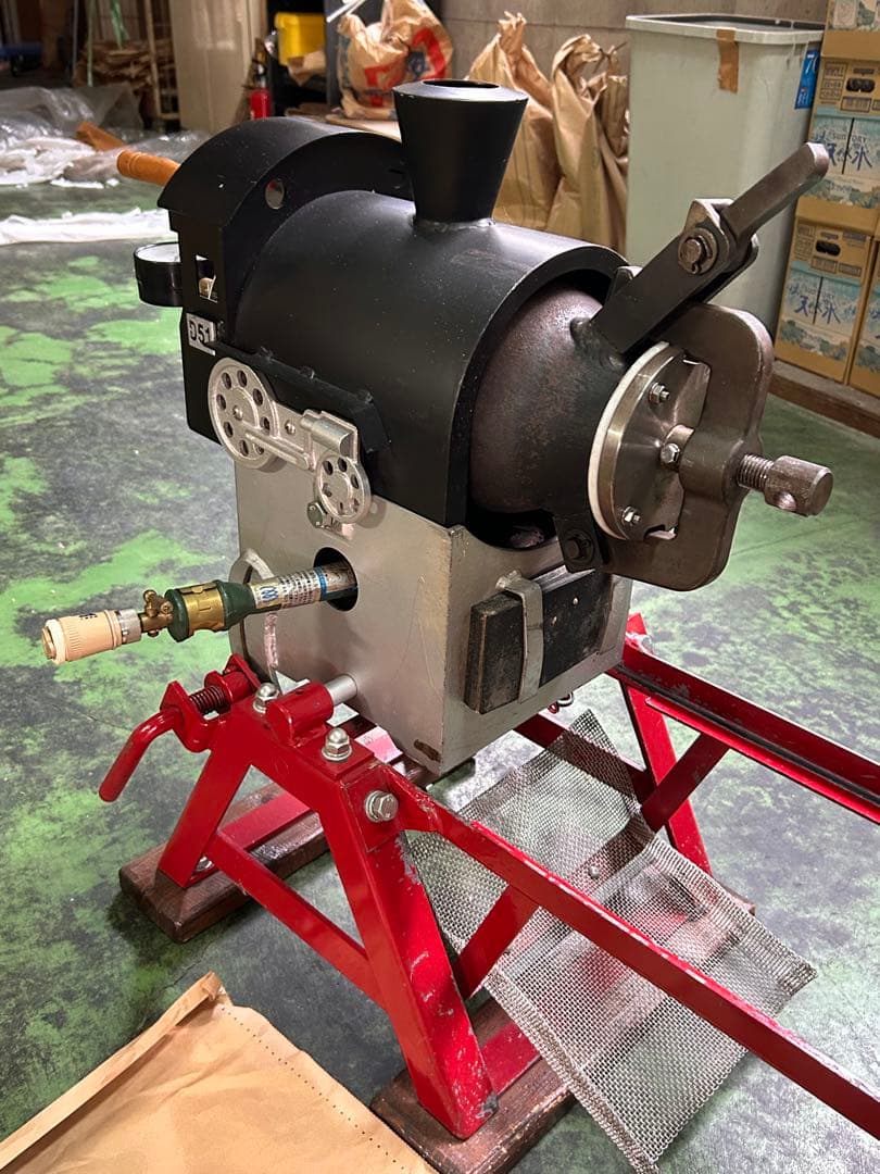 ポン菓子機　タチバナ機工　一升加工用