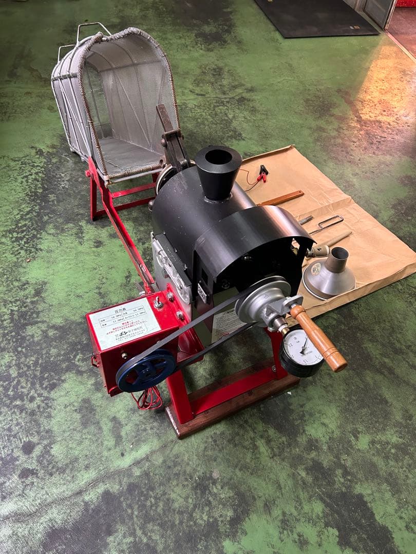 ポン菓子機　タチバナ機工　一升加工用