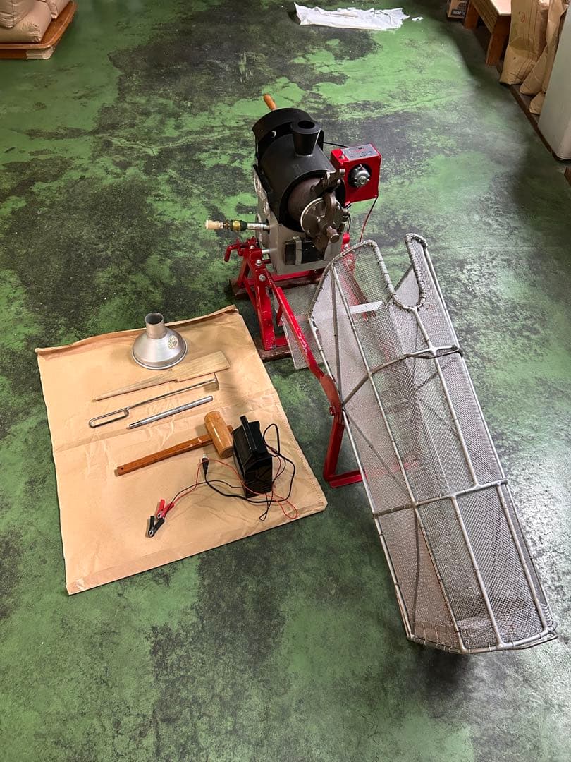 ポン菓子機　タチバナ機工　一升加工用