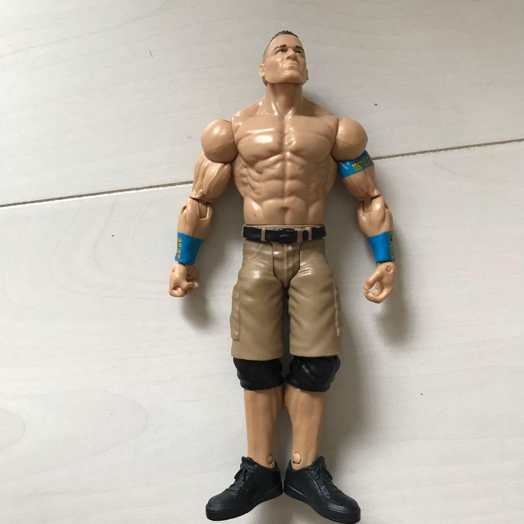 マテル　WWEリング ジョン・シナ ザ・ロック フィギュアセット
