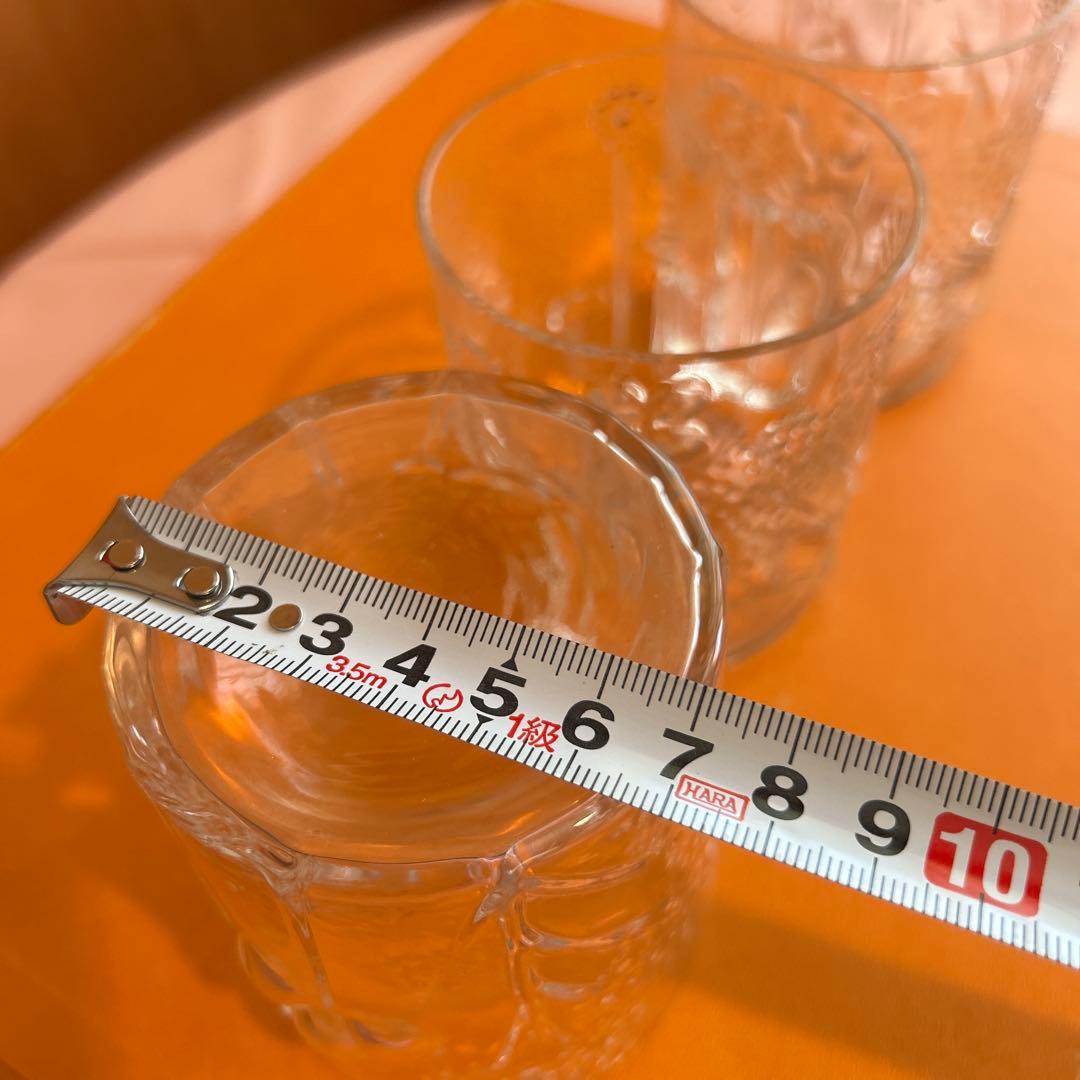 180◆イッタラ フローラタンブラーグラス　3個セット　ヴィンテージ