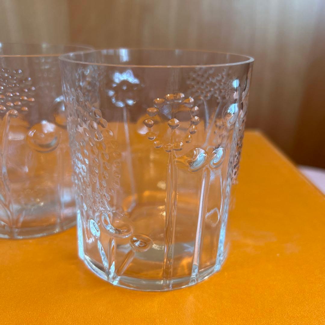 180◆イッタラ フローラタンブラーグラス　3個セット　ヴィンテージ