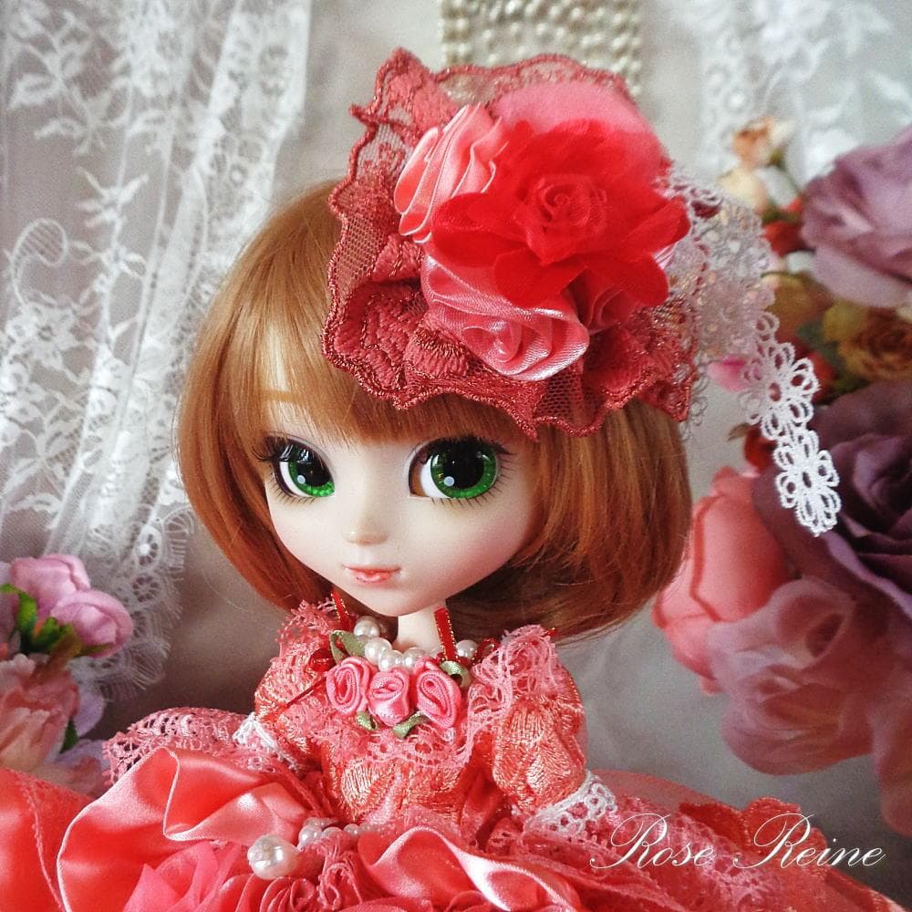 ベルサイユの薔薇 花の妖精 フェアリーコーラルのオーバーフリルドールドレス