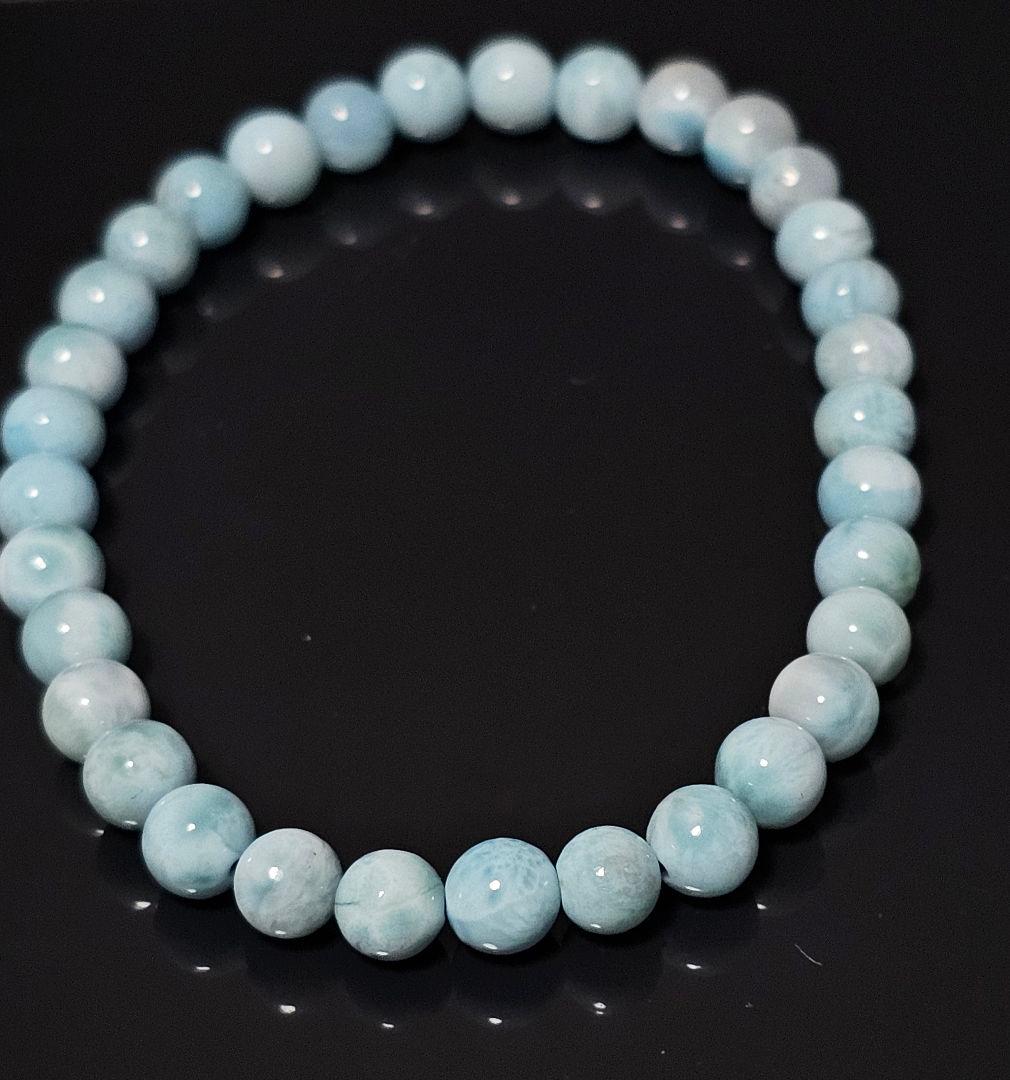 限定出品！大人気ラリマー！存在感抜群♡ラリマー　5㎜内径16ブレス