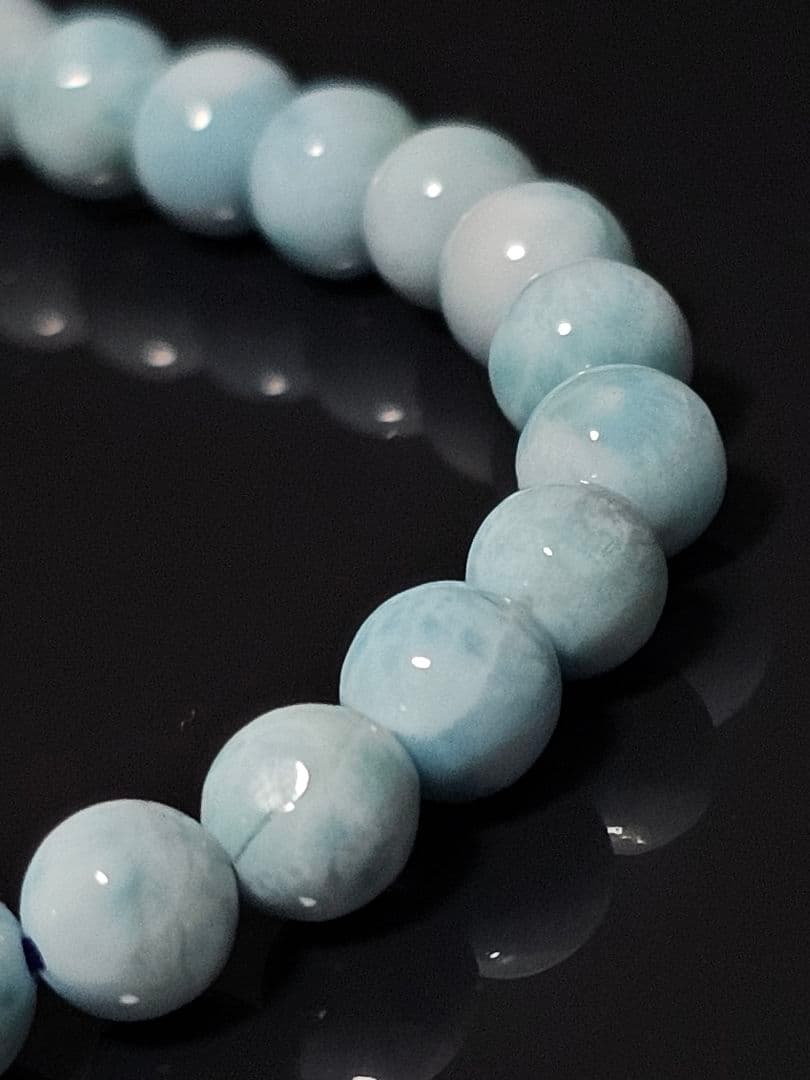 限定出品！大人気ラリマー！存在感抜群♡ラリマー　5㎜内径16ブレス