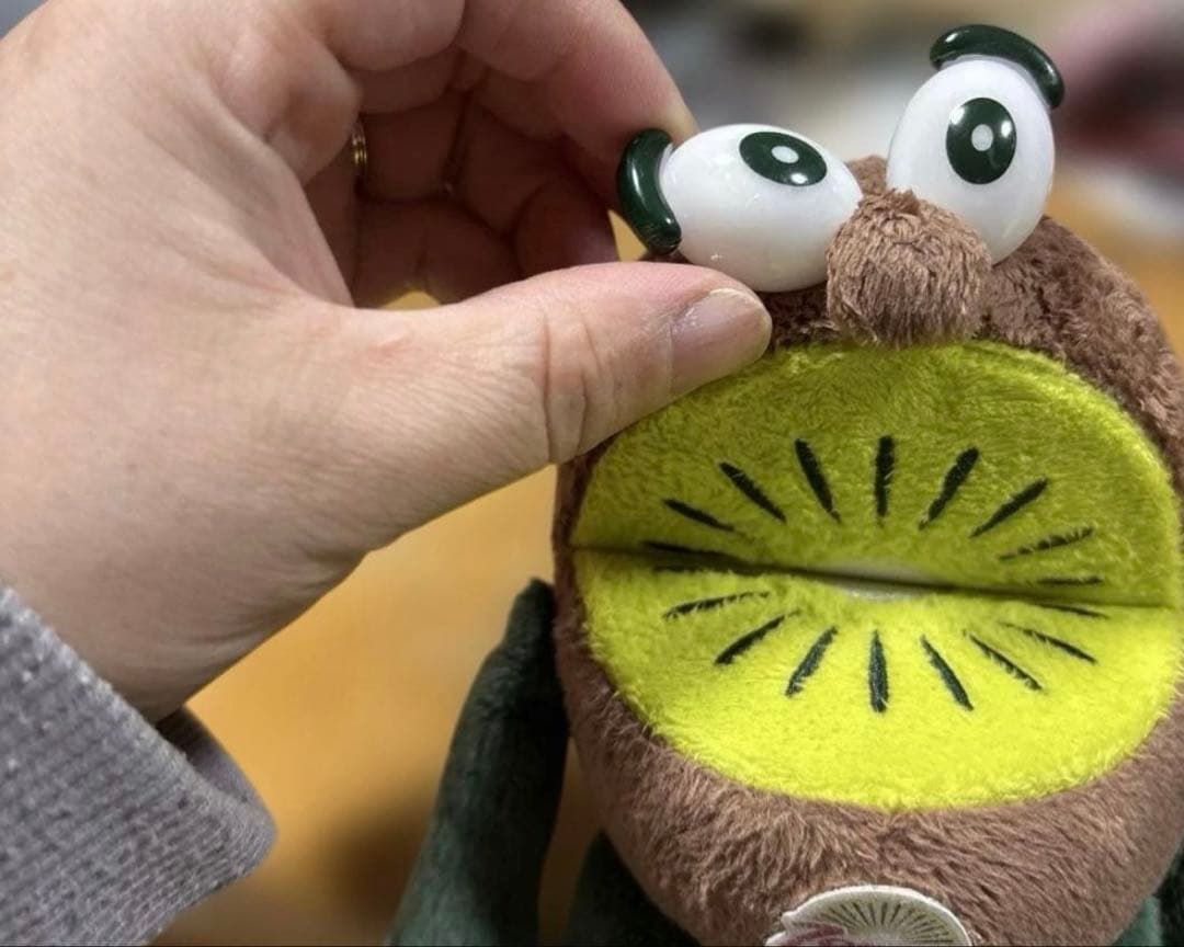 ゼスプリ　キウイブラザーズ　ぬいぐるみ　セット　グリーン　ゴールド