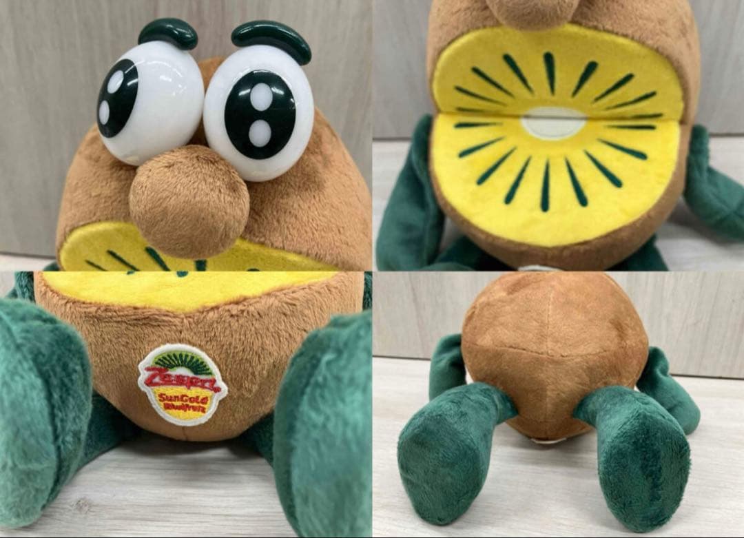 ゼスプリ　キウイブラザーズ　ぬいぐるみ　セット　グリーン　ゴールド