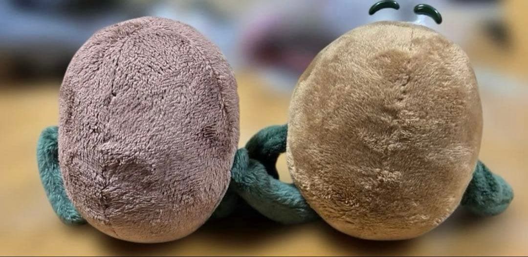 ゼスプリ　キウイブラザーズ　ぬいぐるみ　セット　グリーン　ゴールド