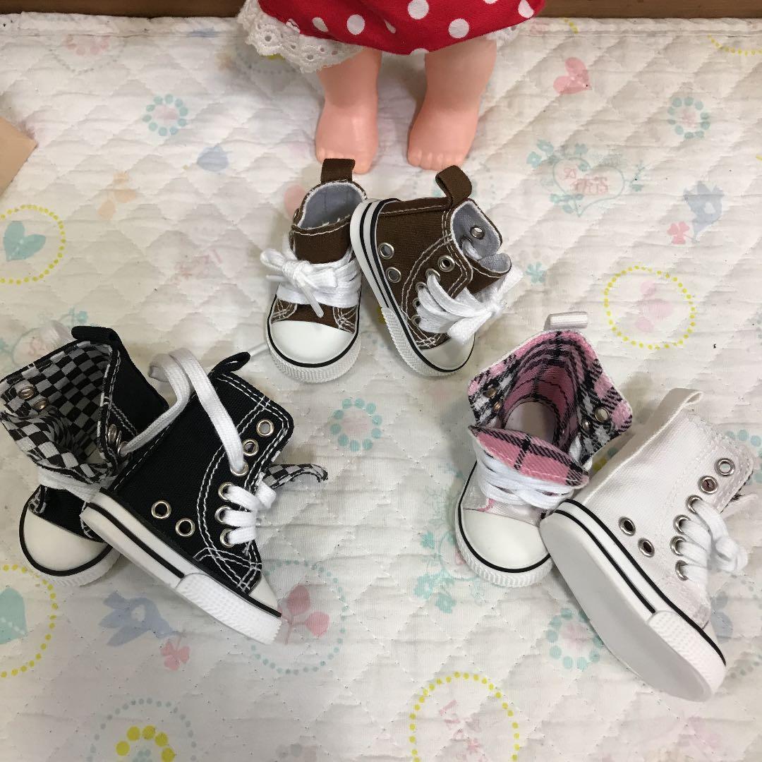 メルちゃん ソランちゃん スニーカー　パオラドール　bjd１\４　6cm