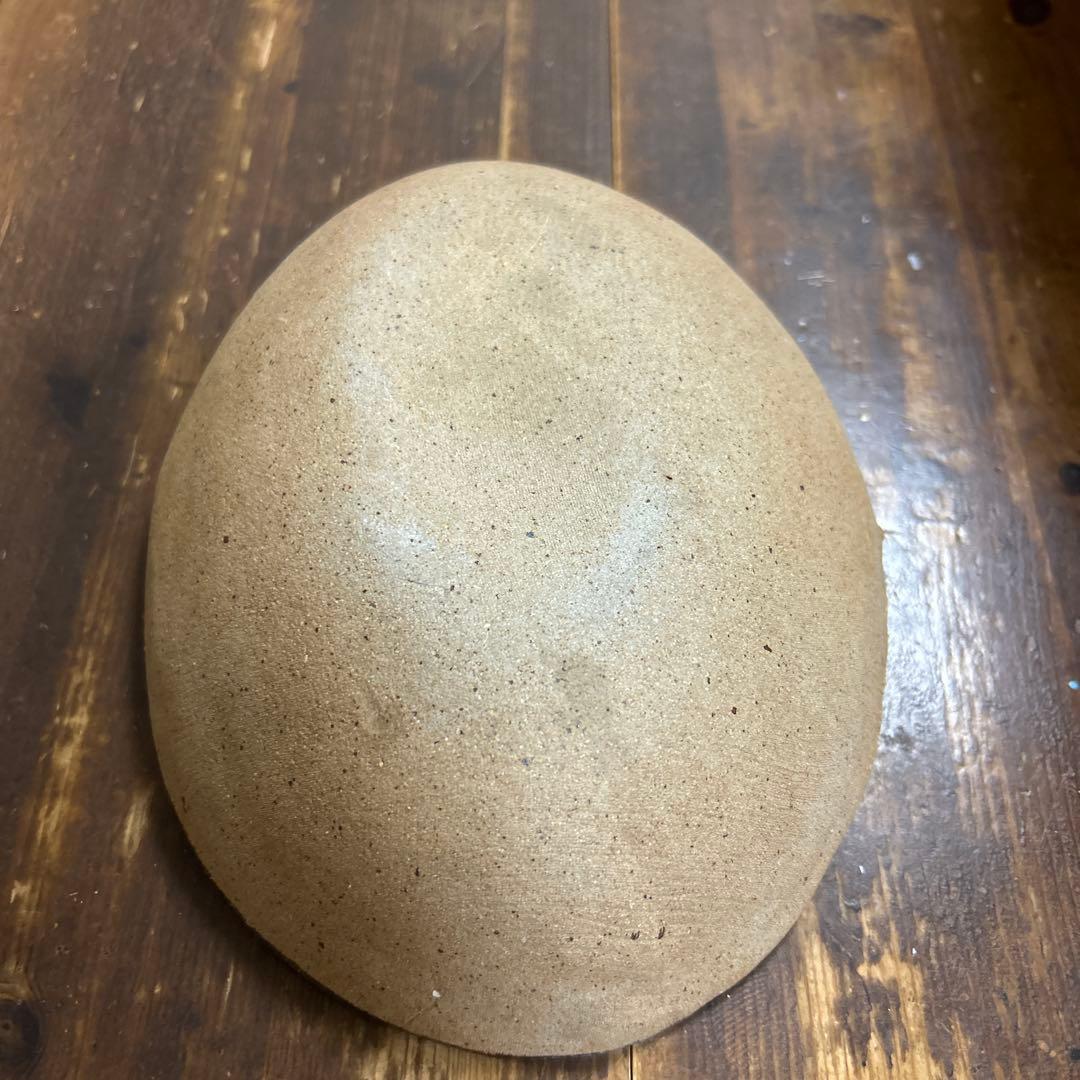 作家　陶芸作家　スリップウエア　工芸品　オーバル深皿