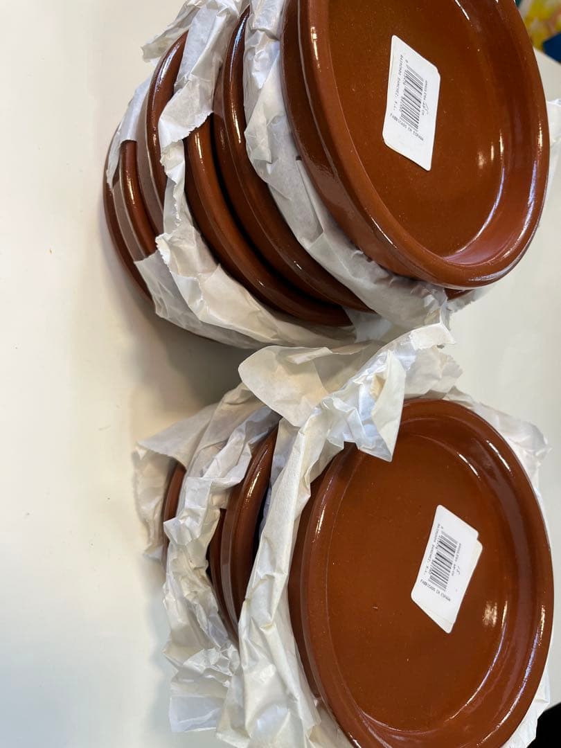 スペイン製 カスエラ 15cm 13枚セット テラコッタ　アヒージョ皿