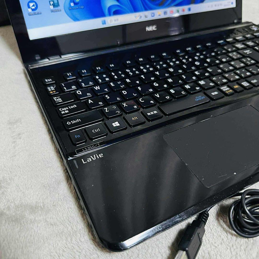 S150 NECノートパソコンSSDサクサク動く Windows11オフィス付き