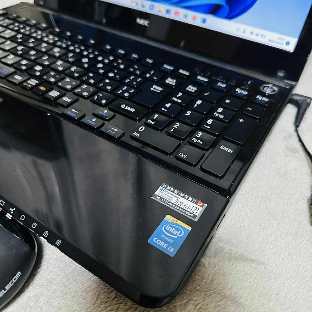 S150 NECノートパソコンSSDサクサク動く Windows11オフィス付き