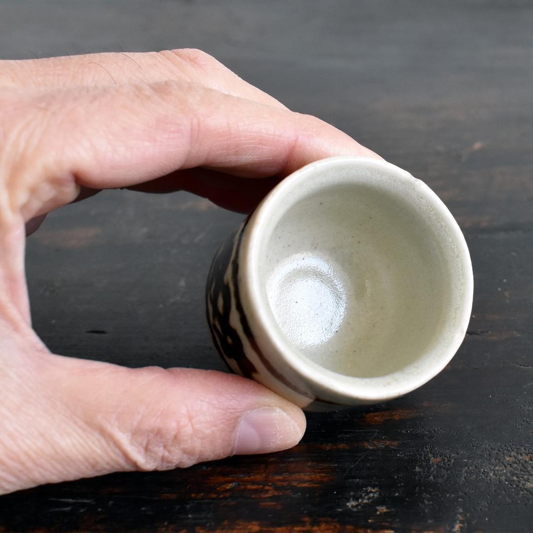 バーナード リーチ リーチポタリー 鉄絵エッグカップ イギリス セントアイヴス