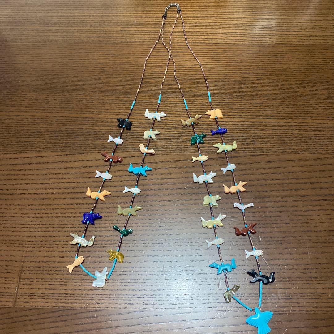 恵の雨SALE! 【インデアンジュエリー】ネックレス2連