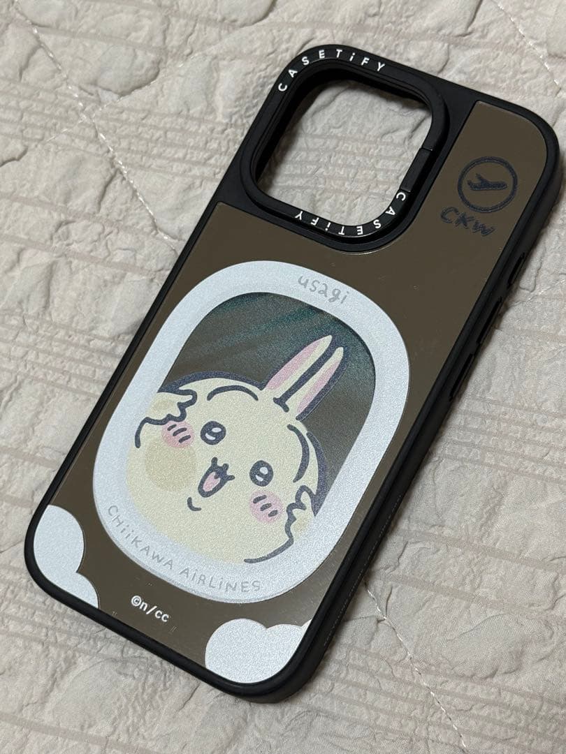 Casetify iPhone16pro用 ケース ちいかわ うさぎ