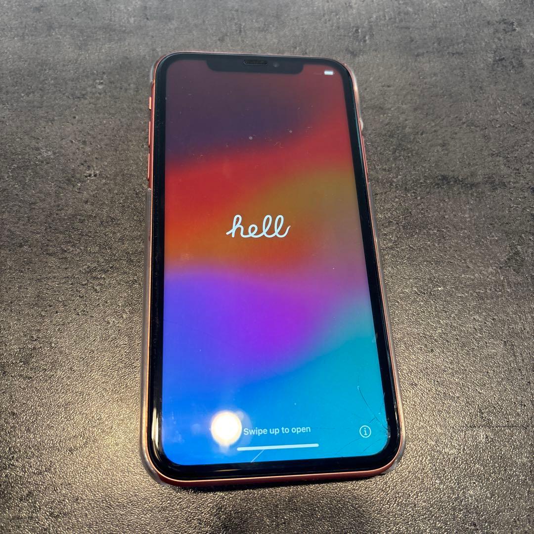 Apple iPhone XR【64GB】 ジャンク品　コーラルピンク