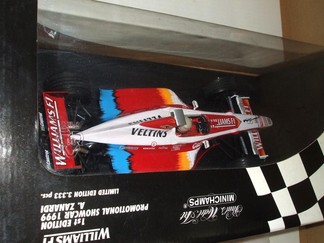 ウィリアムズ　F1　ショーカー　１９９９　ザナルディ　ミニチャンプス　１／１８
