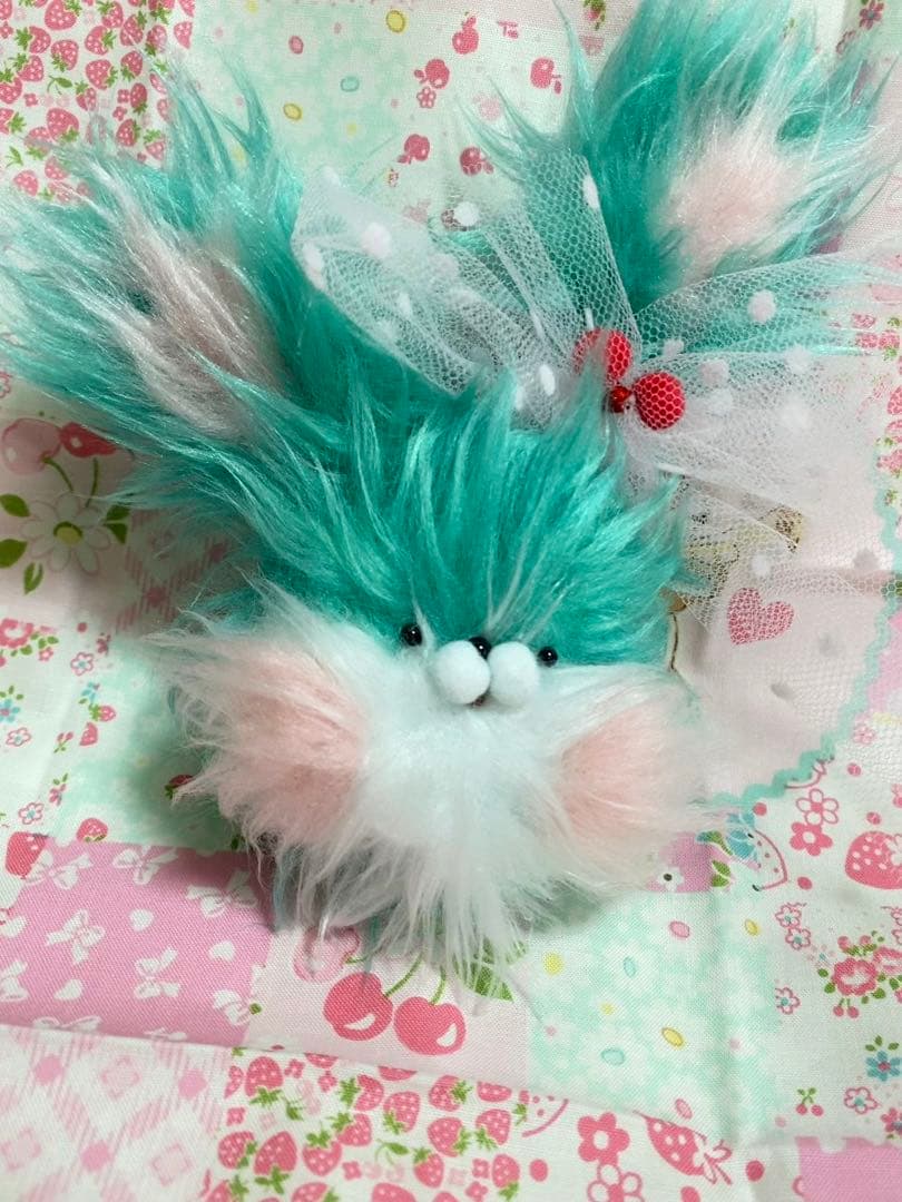 昭和レトロ 手作り うさぎちゃん ぬいぐるみ　アーティスト　ハンドメイド　作家