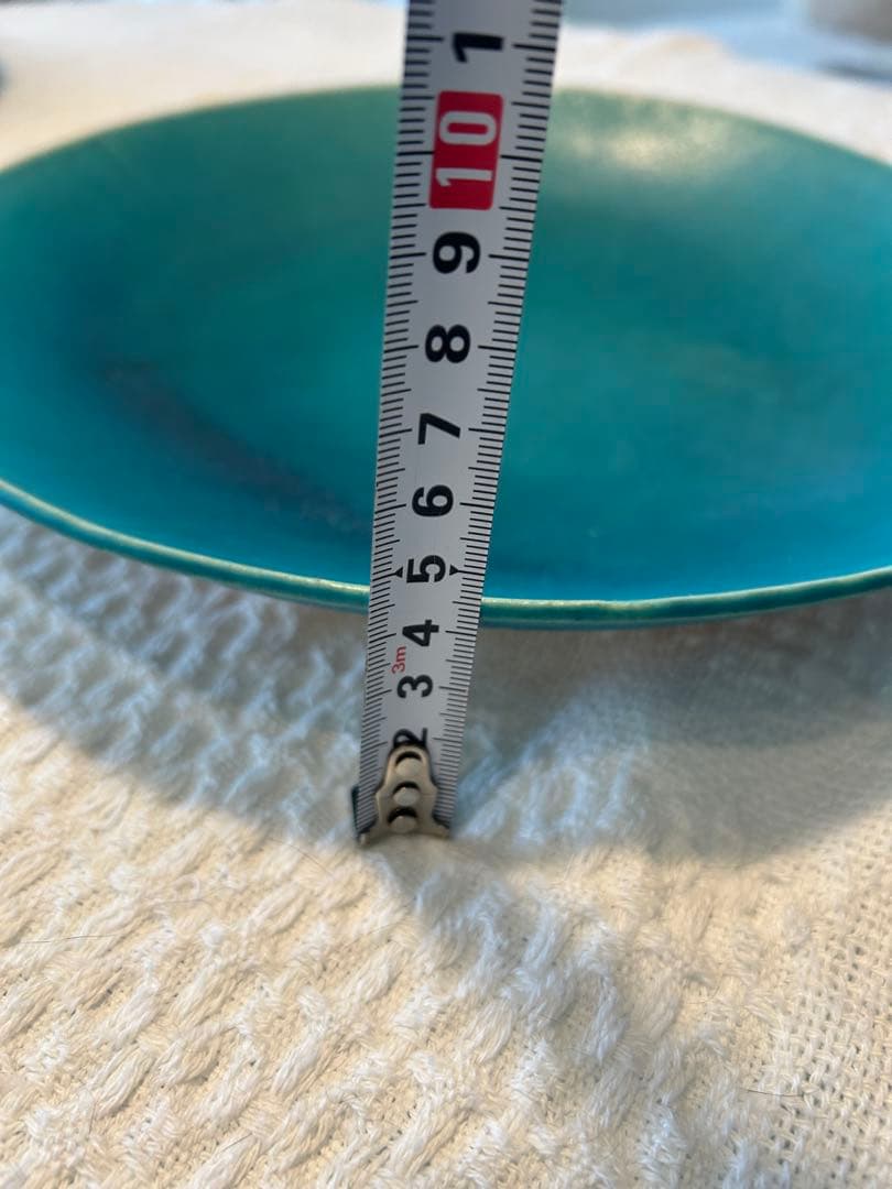 木*貴様 大嶺工房　やちむん　ペルシャブルー　レア品　大皿　①[セット割可]