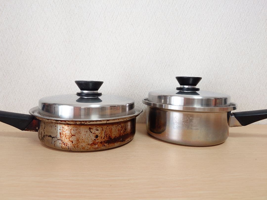 アムウェイ 片手鍋 ソースパン ステンレス鍋 クィーンクック 中古品