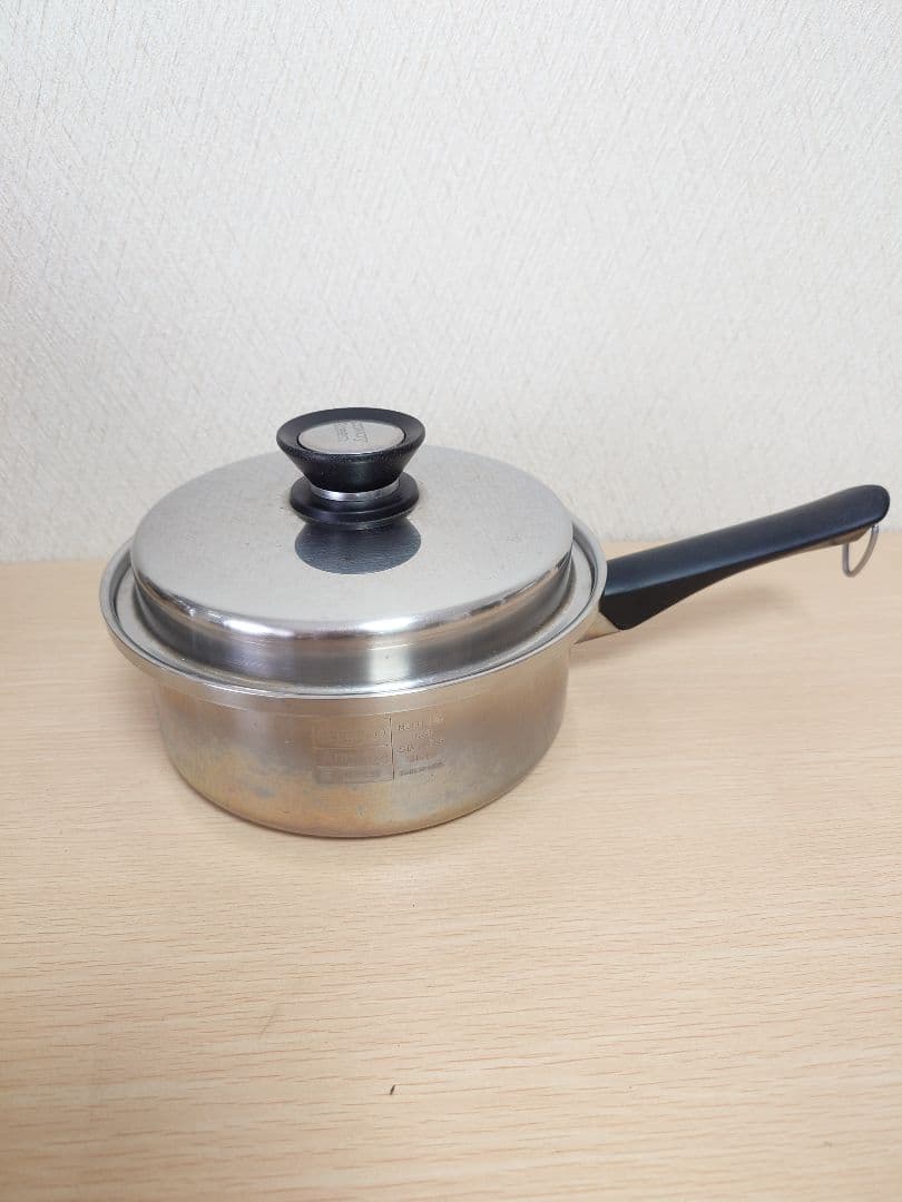 アムウェイ 片手鍋 ソースパン ステンレス鍋 クィーンクック 中古品