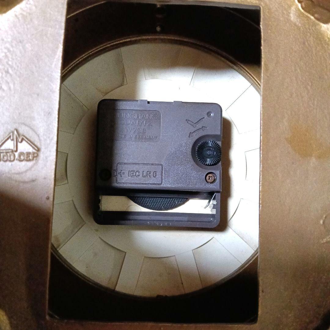 ドイツ製 ユンハンス クォーツ アンティーク 壁掛時計 ロココ調