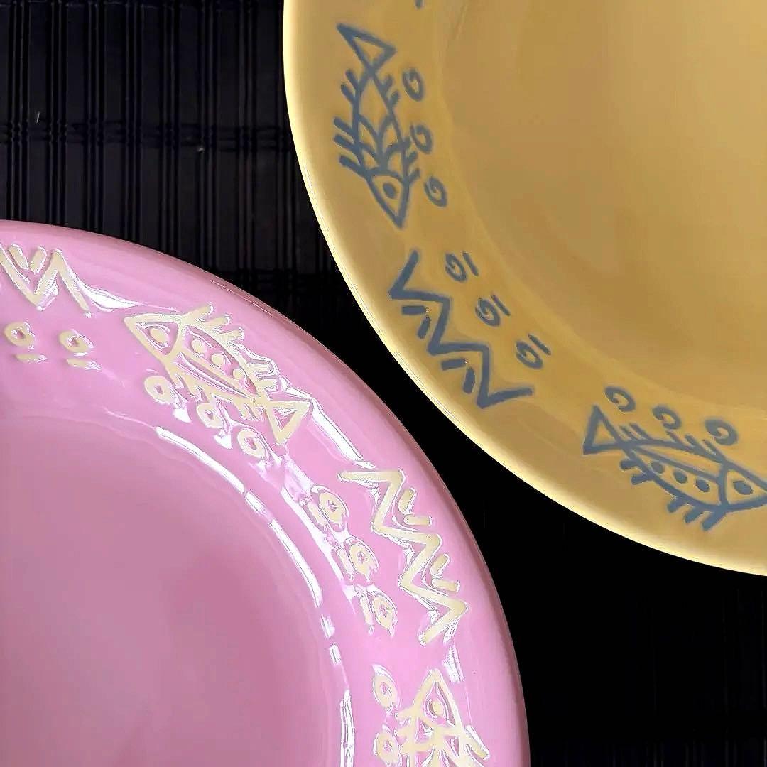【未使用保管品】【藤井風】魚柄ミッチャム カレー皿 パスタ皿 5色アソート5枚