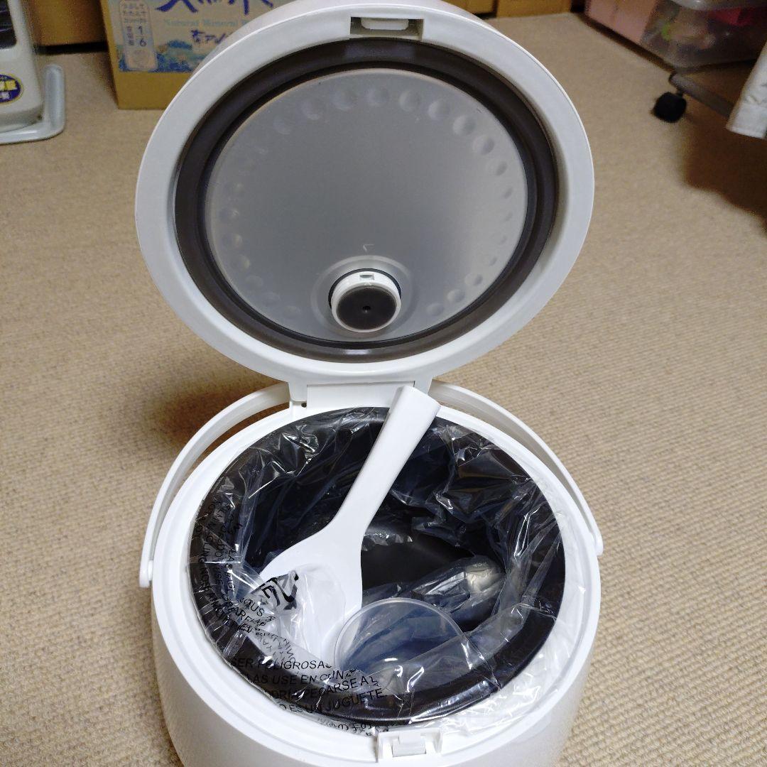 極美品　夢グループ　本格土鍋炊飯器5.5号炊き　白