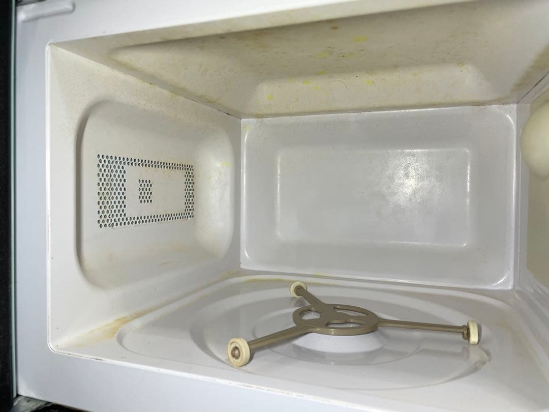 946 アイリスオーヤマ おしゃれレトロ電子レンジ ヘルツフリー 一人暮らし