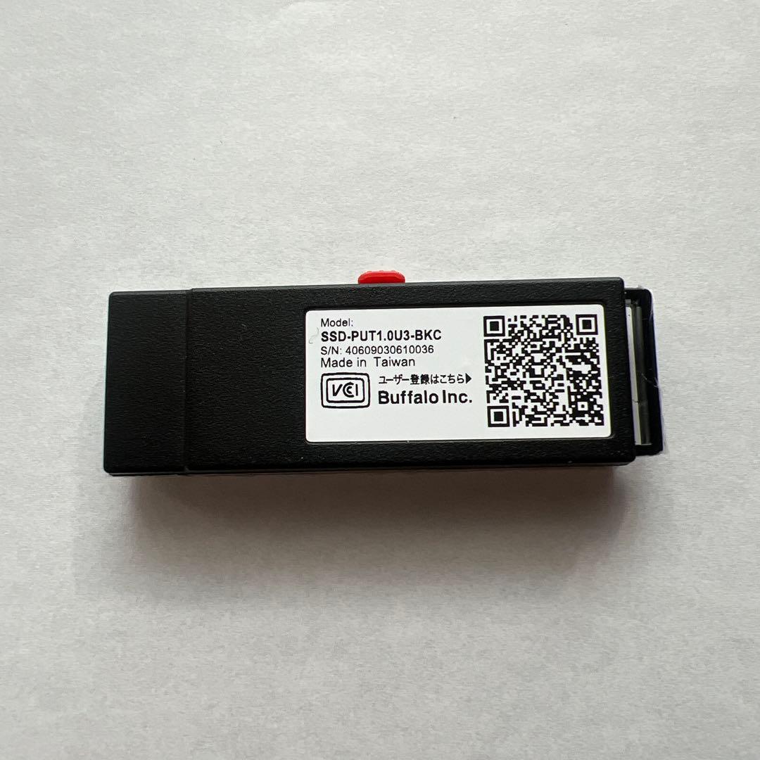 BUFFALO 外付けSSD SSD-PUT1.0U3-BKC 1TB