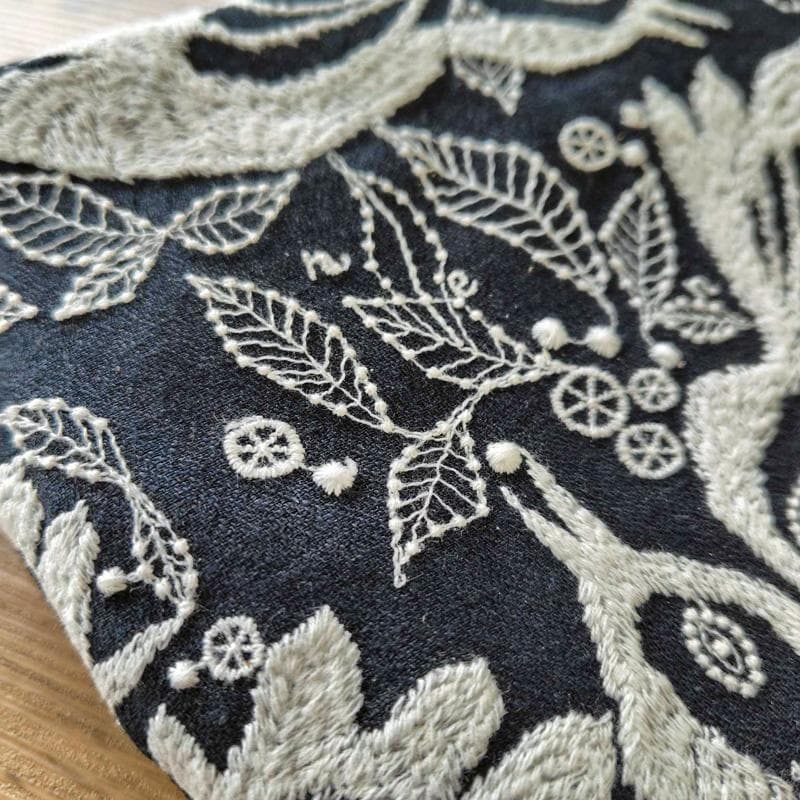 ミナペルホネン/carnival　カーニバルネイビー/ミニラウンドショルダー本革