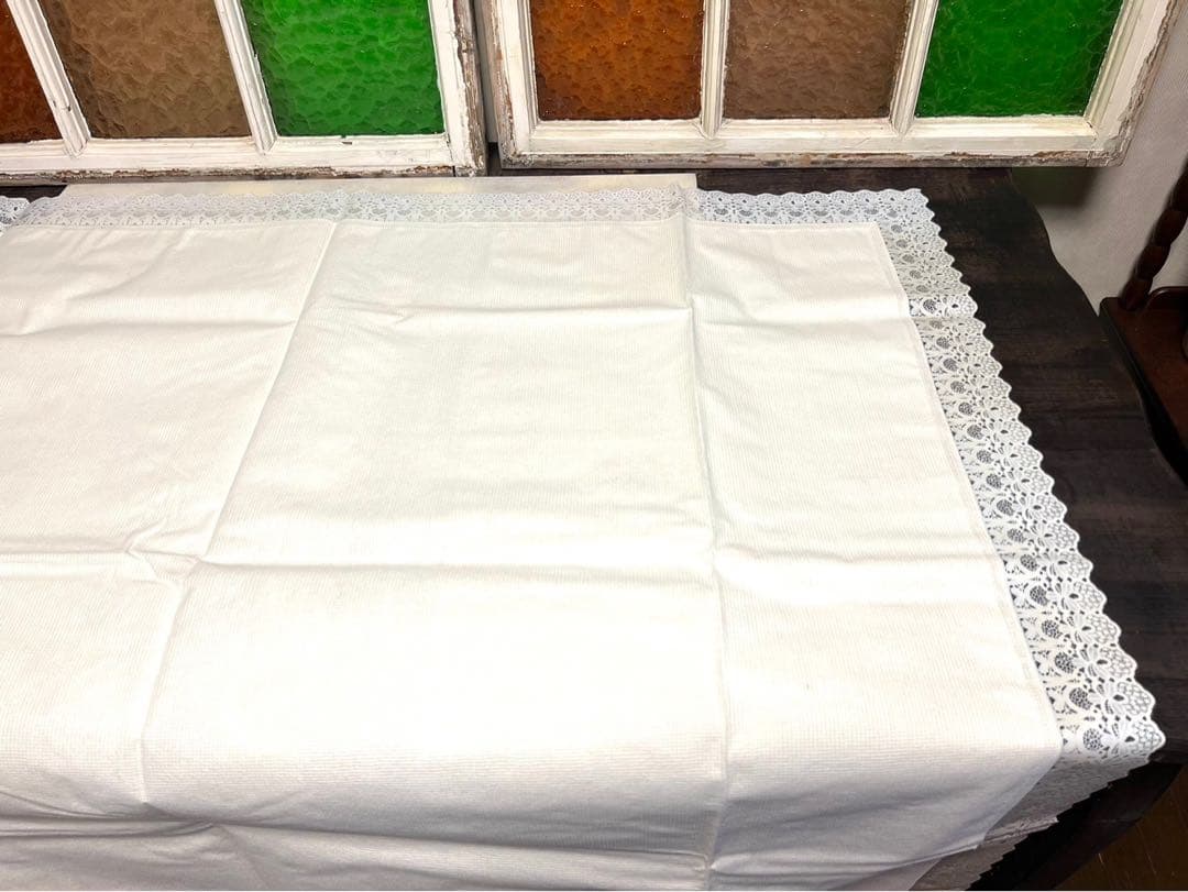 未使用 テーブルクロス カバー マット 昭和レトロ レトロポップ 当時物 セット