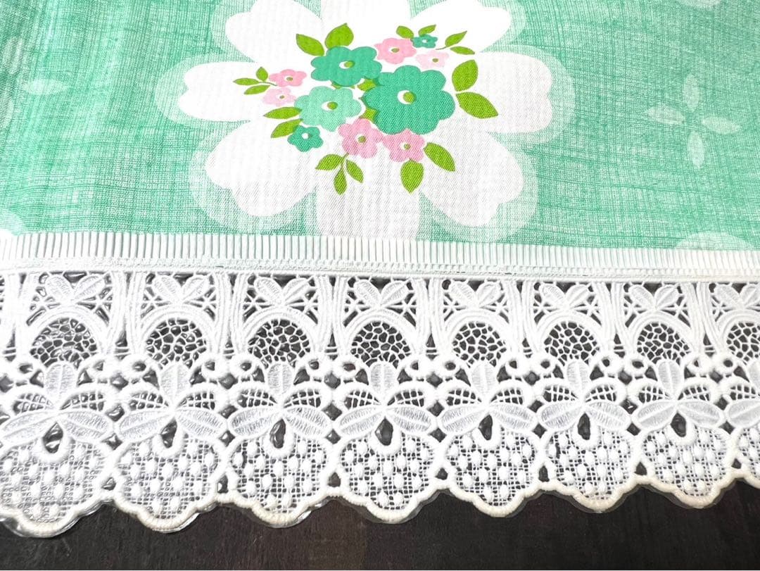 未使用 テーブルクロス カバー マット 昭和レトロ レトロポップ 当時物 セット