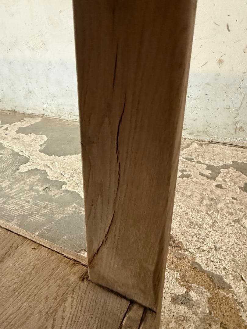 ビンテージ　ドロワー カウンター　コンソール キッチンテーブル　剥離