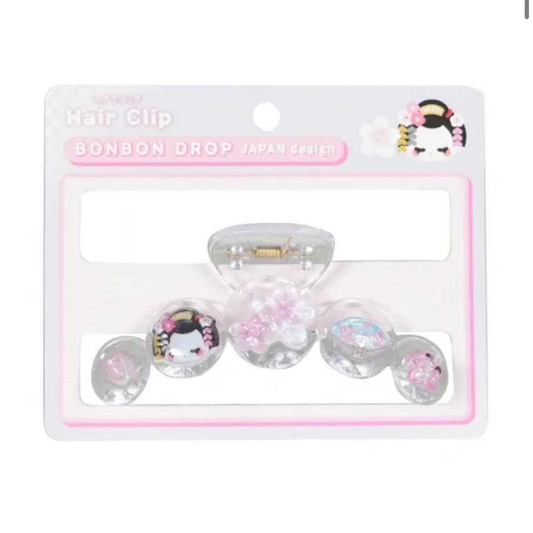 BONBON DROP シール ヘアクリップセット 和柄 ボンボンドロップシール