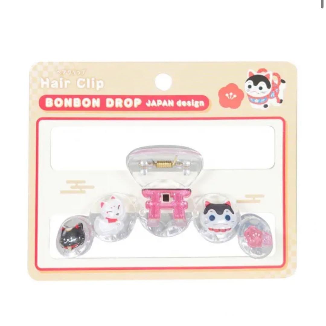 BONBON DROP シール ヘアクリップセット 和柄 ボンボンドロップシール