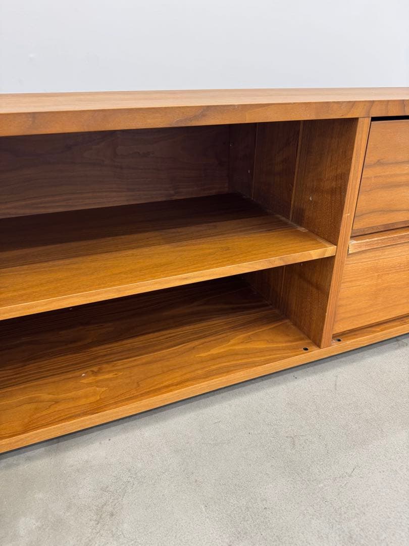 無印良品 MUJI 木製テレビ台 テレビボード ウォールナット材 シンプル
