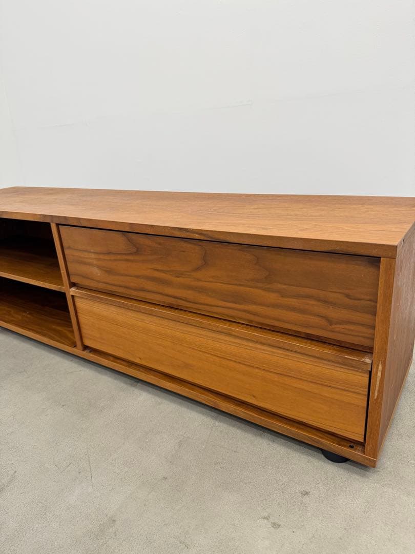 無印良品 MUJI 木製テレビ台 テレビボード ウォールナット材 シンプル