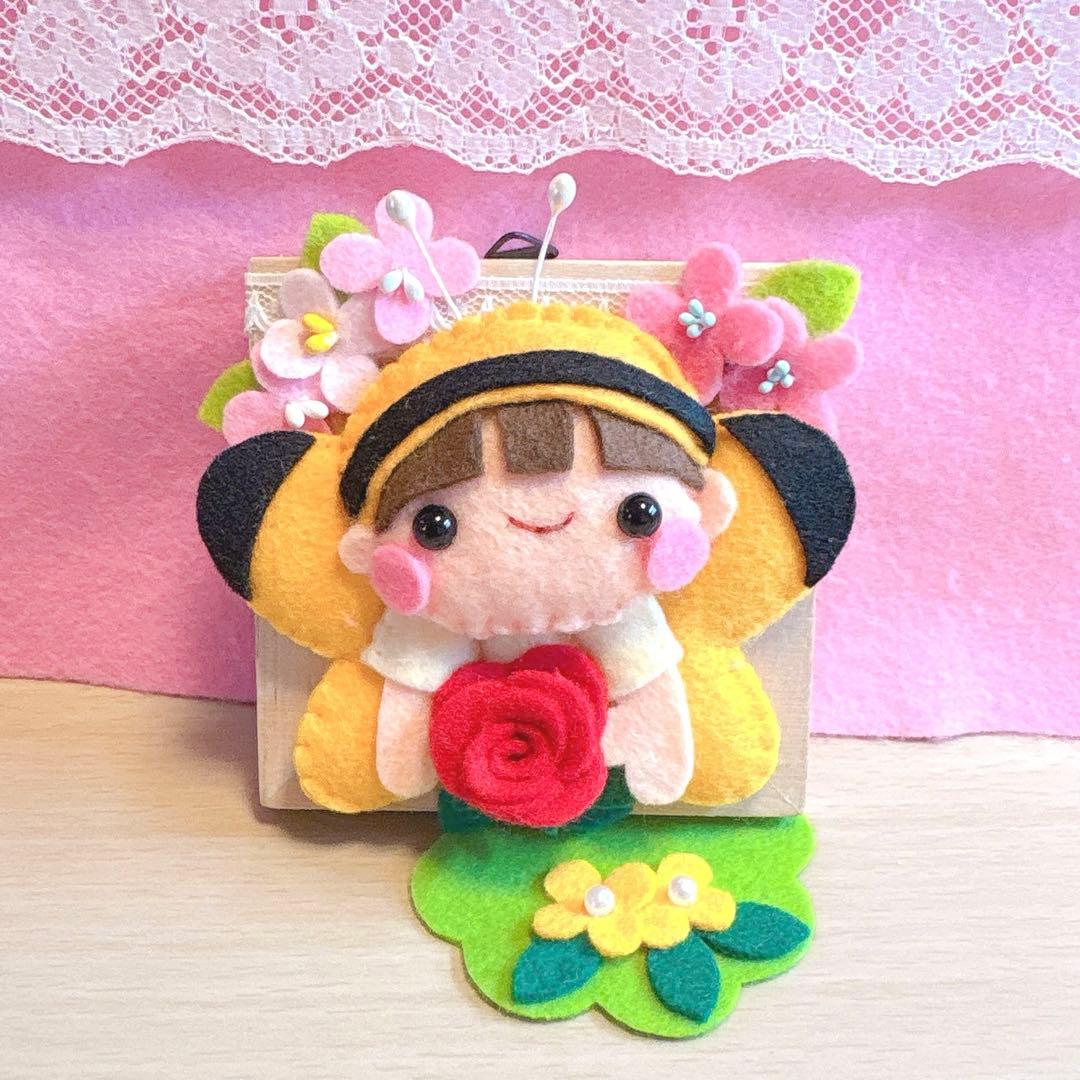 フェルトリース・フェルトフレーム飾り・専用