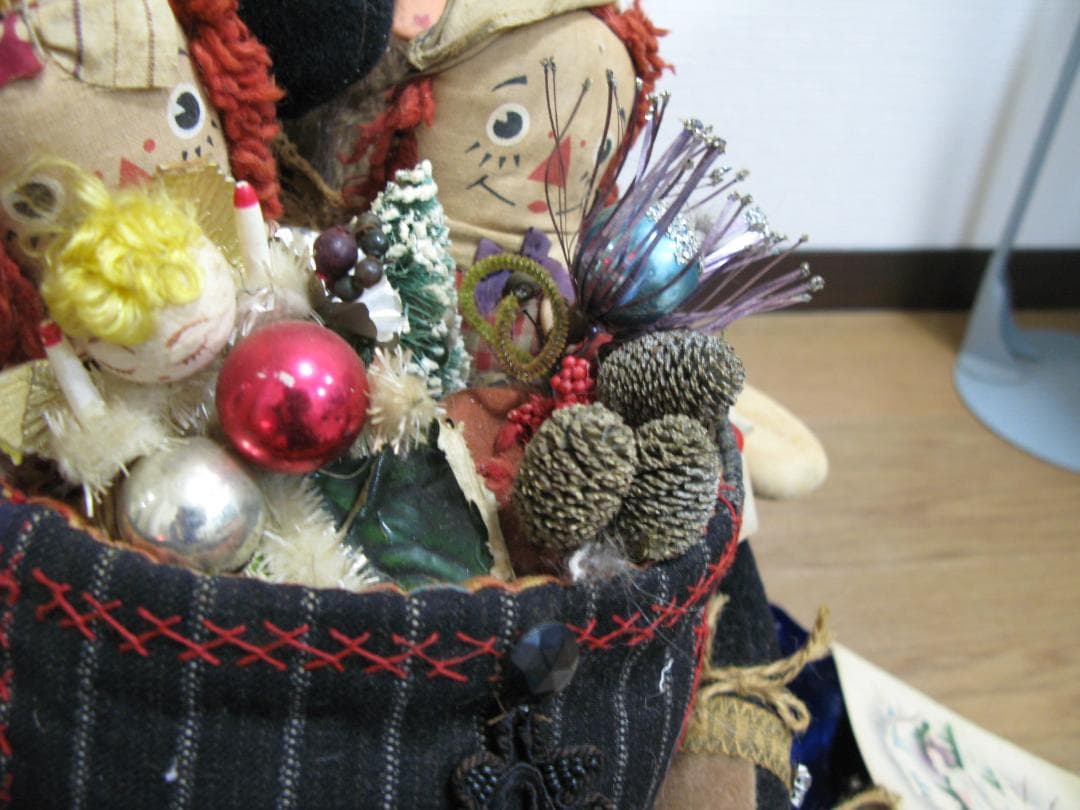 ゴージャス タタードラビット ラージベア　クリスマスベア アン＆アンディー