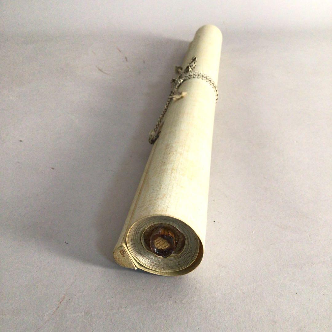 No3680  掛軸　櫟文峰　山水閑居図　絹本　日本画　古画　古美術　送料無料